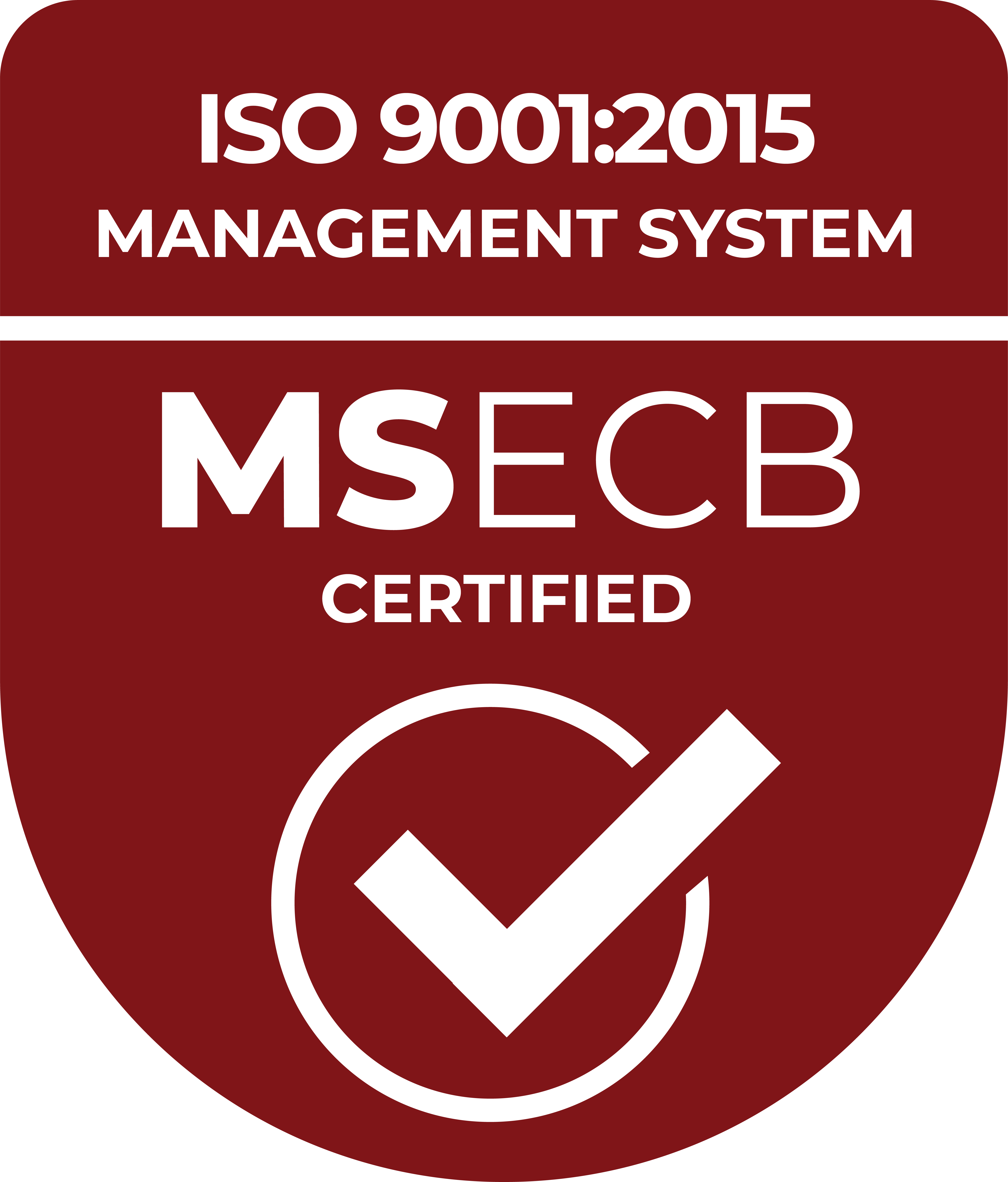 ISO90012015 certification badge